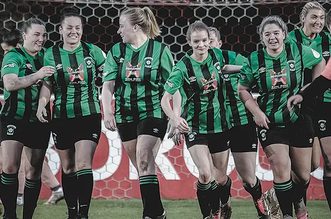 celebrating goal against knaresborough town