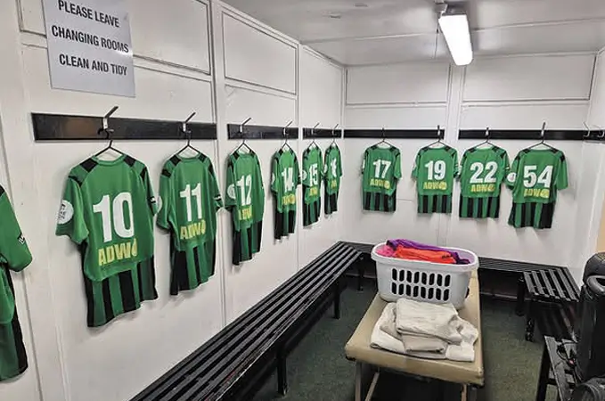 golcar united ladies changing room